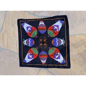 HERMÈS Silk HOT AIR BALLONE Scarf 30”x30” Inch ES